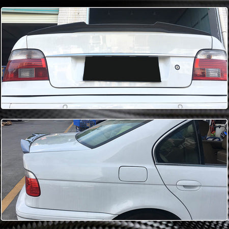 BMW 5 Sereis E39 520i 523i 525i 528i 530i 535i 540i Carbon Fiber Rear Trunk Spoiler Boot Wing Lip-Ahacarbon