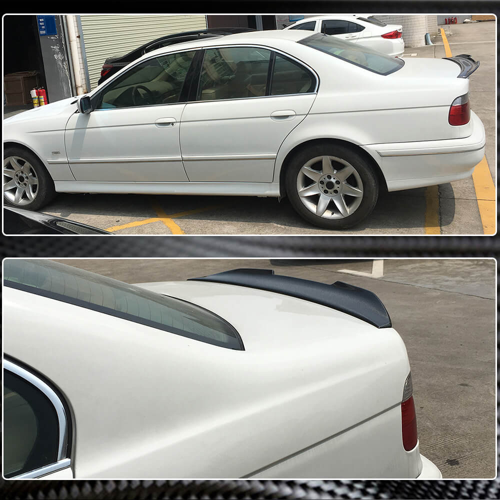 BMW 5 Sereis E39 1996-2003 Rear Trunk Spoiler Carbon Fiber-Ahacarbon