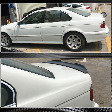 BMW 5 Sereis E39 1996-2003 Rear Trunk Spoiler Carbon Fiber-Ahacarbon