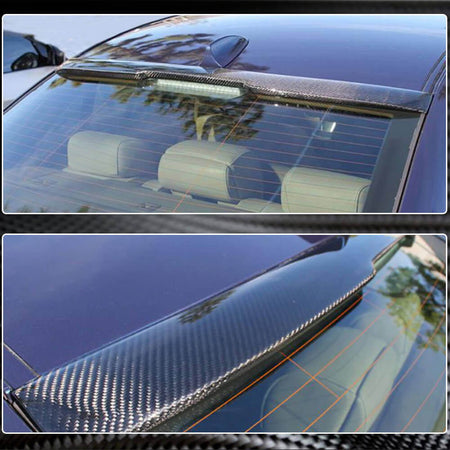 BMW 5 Series E60 2004-2010 Rear Roof Spoiler Carbon Fiber-Ahacarbon