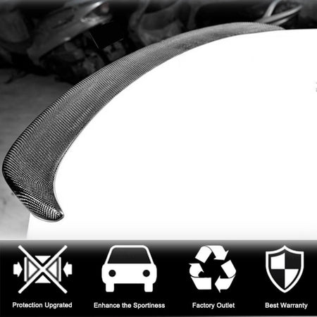BMW 5 Series E60 M5 2004-2010 Rear Trunk Spoiler Carbon Fiber-Ahacarbon