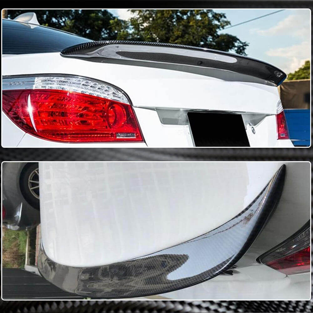 BMW 5 Series E60 M5 2004-2010 Rear Trunk Spoiler Carbon Fiber-Ahacarbon