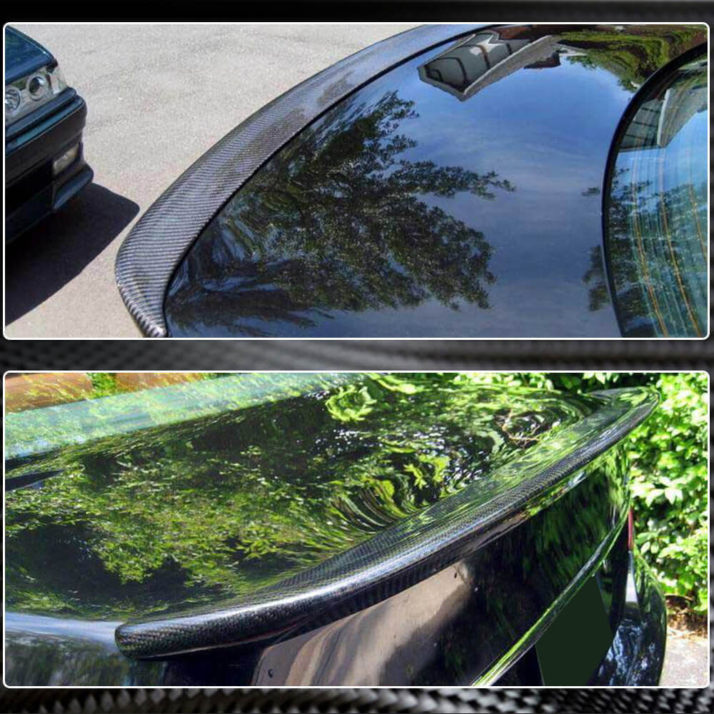 BMW 5 Series E60 M5 2004-2010 Rear Trunk Spoiler Carbon Fiber-Ahacarbon