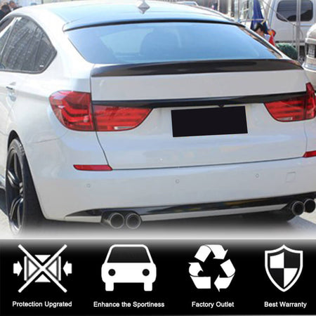 BMW 5 Series F07 GT Pre-LCI 2010-2013 Rear Trunk Spoiler Carbon Fiber-Ahacarbon