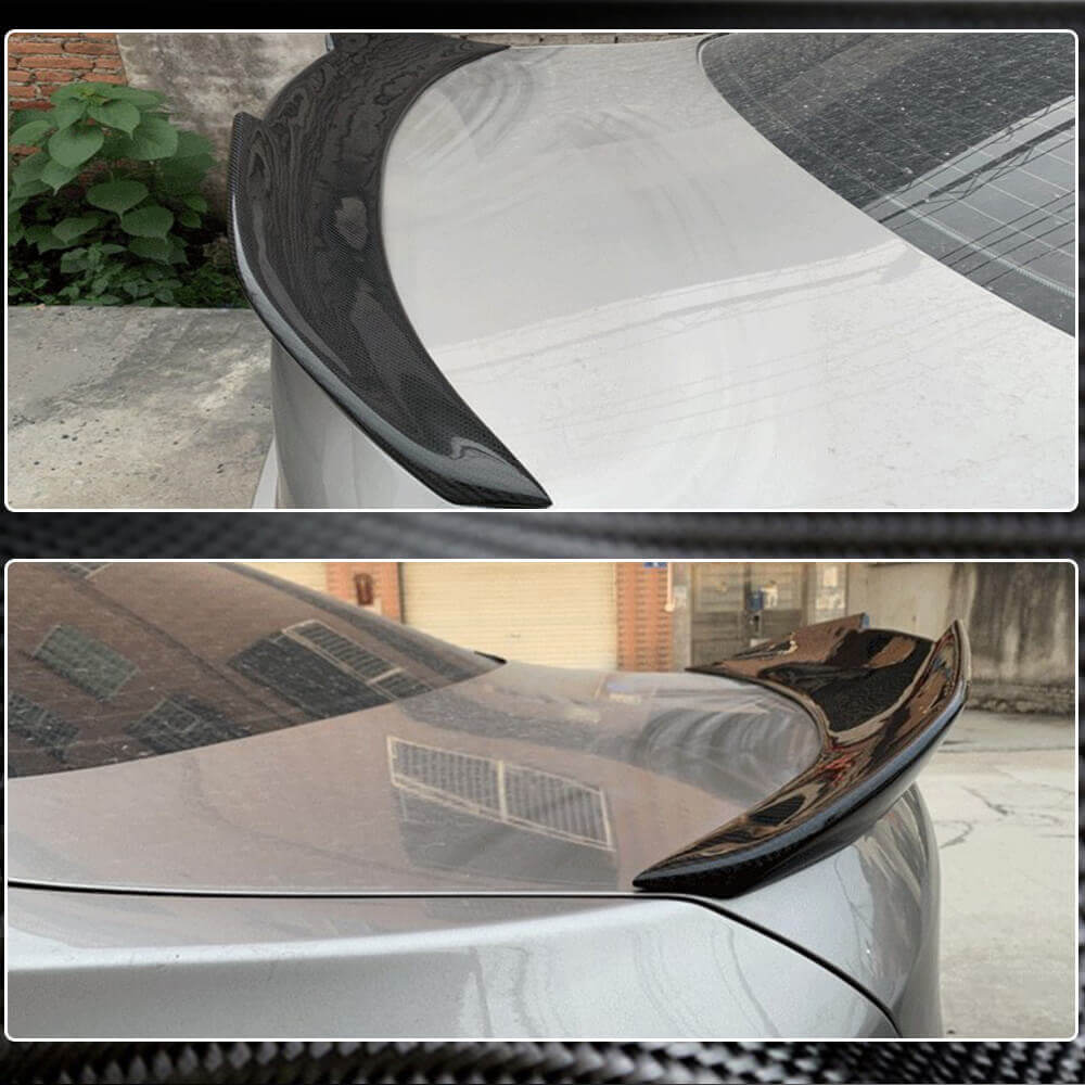 BMW 5 Series F10 M5 2011-2018 Rear Trunk Spoiler Carbon Fiber-Ahacarbon