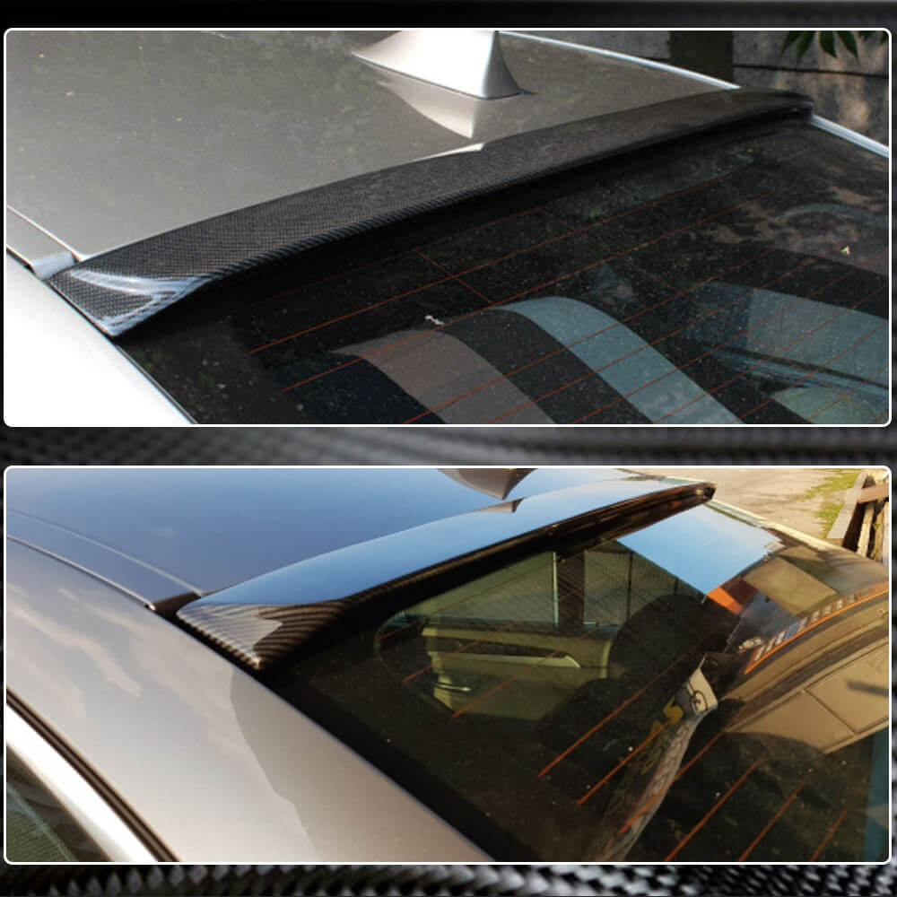 BMW 5 Series F10 M5 Sedan 2011-2018 Rear Roof Spoiler Carbon Fiber-Ahacarbon