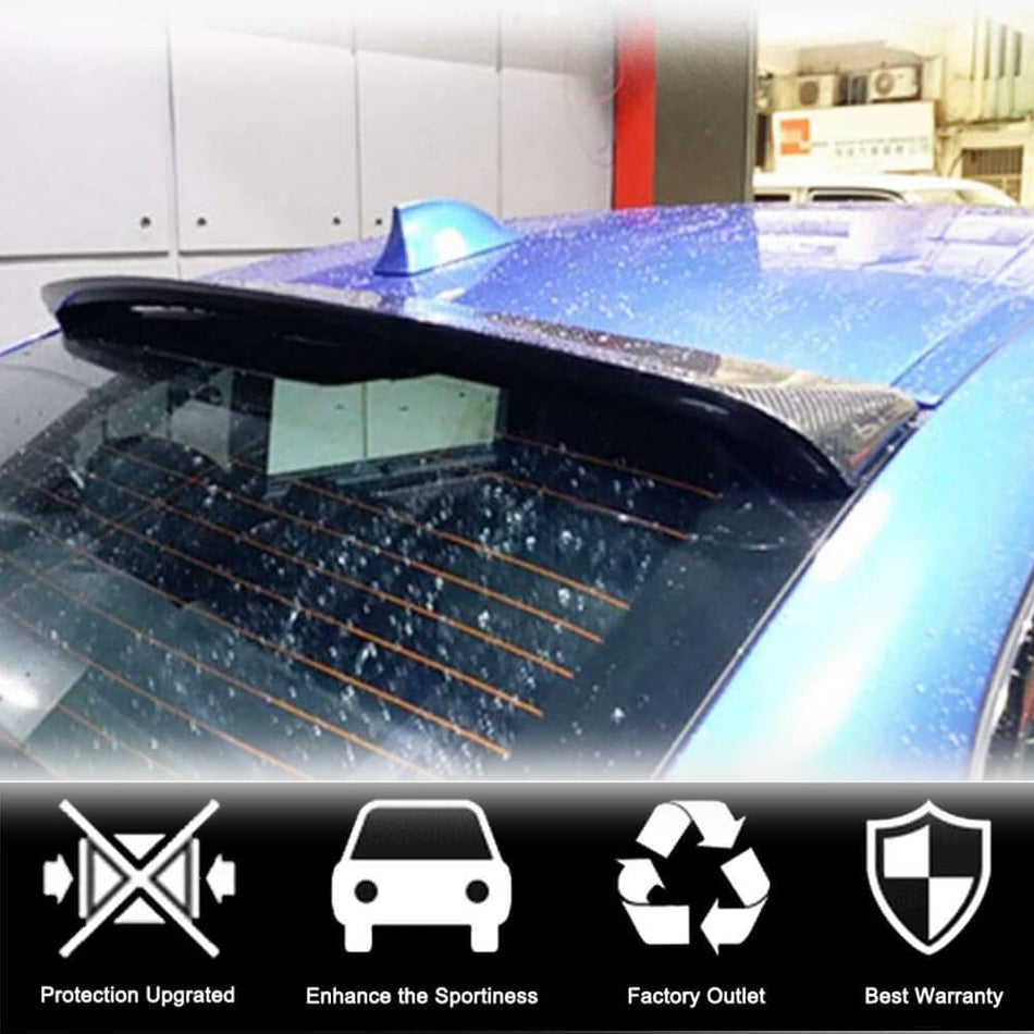 BMW 5 Series F10 M5 2011-2018 Rear Roof Spoiler Carbon Fiber-Ahacarbon