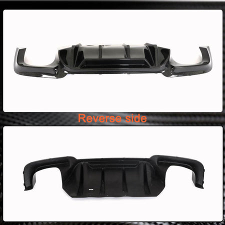 BMW 5 Series F10 M5 2011-2017 Rear Bumper Diffuser Carbon Fiber-Ahacarbon