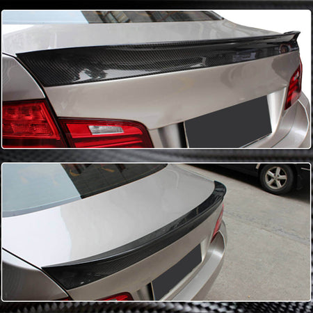 BMW 5 Series F10 2011-2018 Rear Trunk Spoiler Carbon Fiber-Ahacarbon