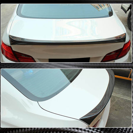 BMW 5 Series F10 M5 2011-2018 Rear Trunk Spoiler Carbon Fiber-Ahacarbon