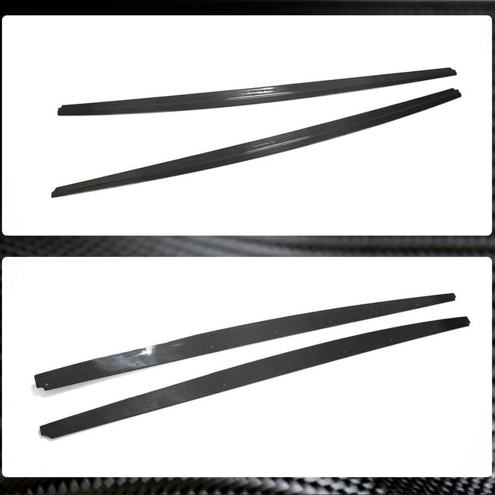 BMW 5 Series F10 M Sport M5 Sedan 2012-2016 Side Skirts Carbon Fiber-Ahacarbon