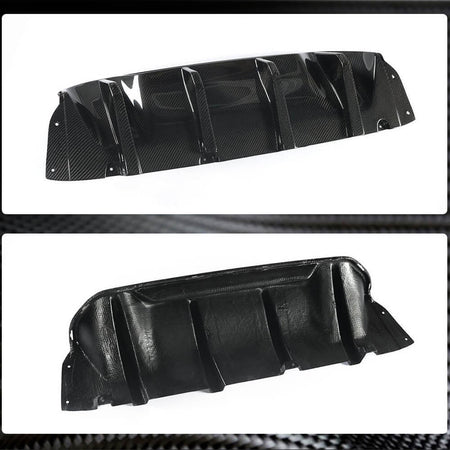 BMW 5 Series F90 M5 Pre-LCI 2018-2020 Rear Bumper Diffuser Lip Carbon Fiber-Ahacarbon