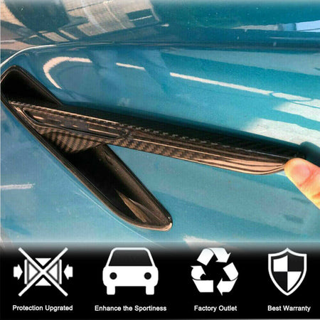 BMW 5 Series F90 M5 Pre-LCI 2018-2020 Side Air Fender Vents Dry Carbon Fiber-Ahacarbon