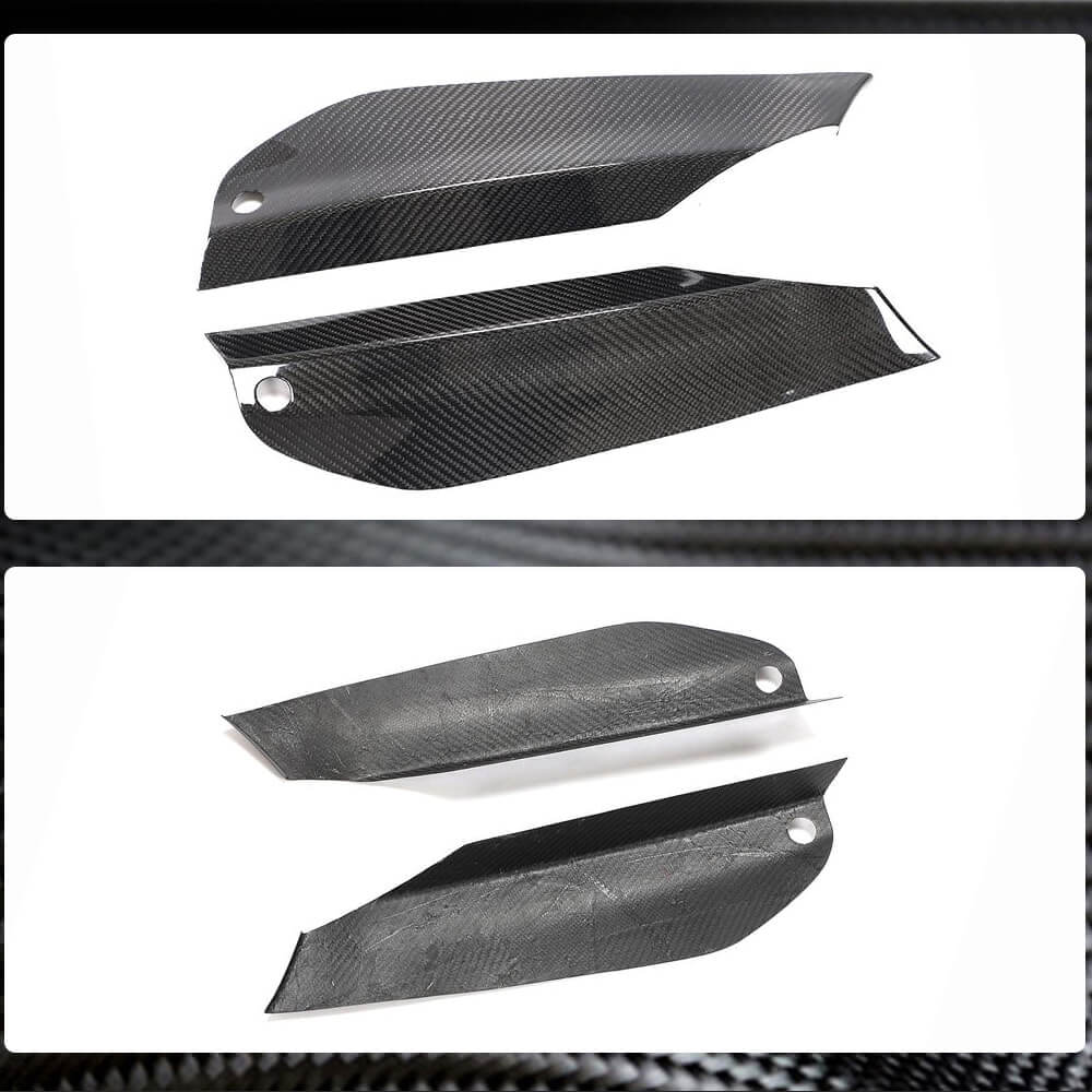 BMW 5 Series F90 M5 Pre-LCI 2018-2020 Fog Light Covers Dry Carbon Fiber-Ahacarbon