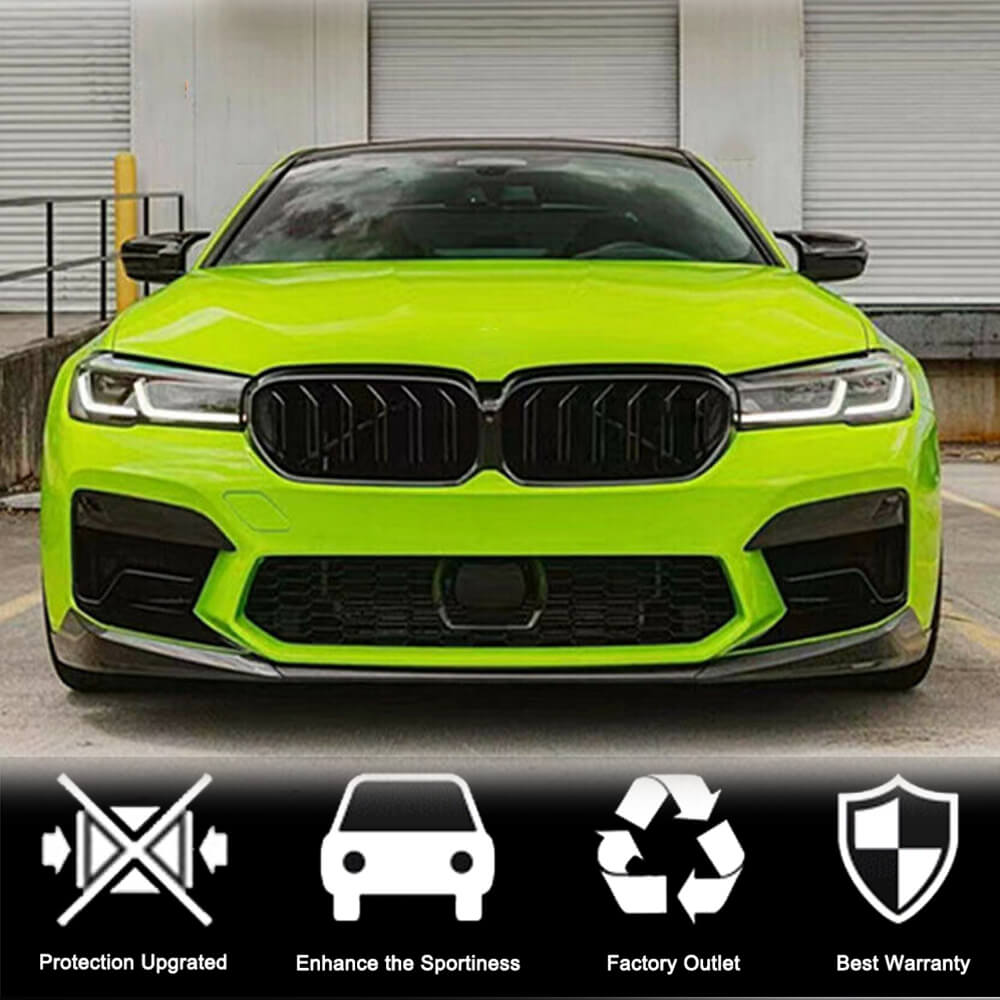 BMW 5 Series F90 M5 LCI 2021-2022 Front Grille Dry Carbon Fiber-Ahacarbon