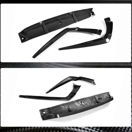 BMW 5 Series G30 Pre-LCI 2017-2019 Rear Bumper Diffuser Carbon Fiber-Ahacarbon