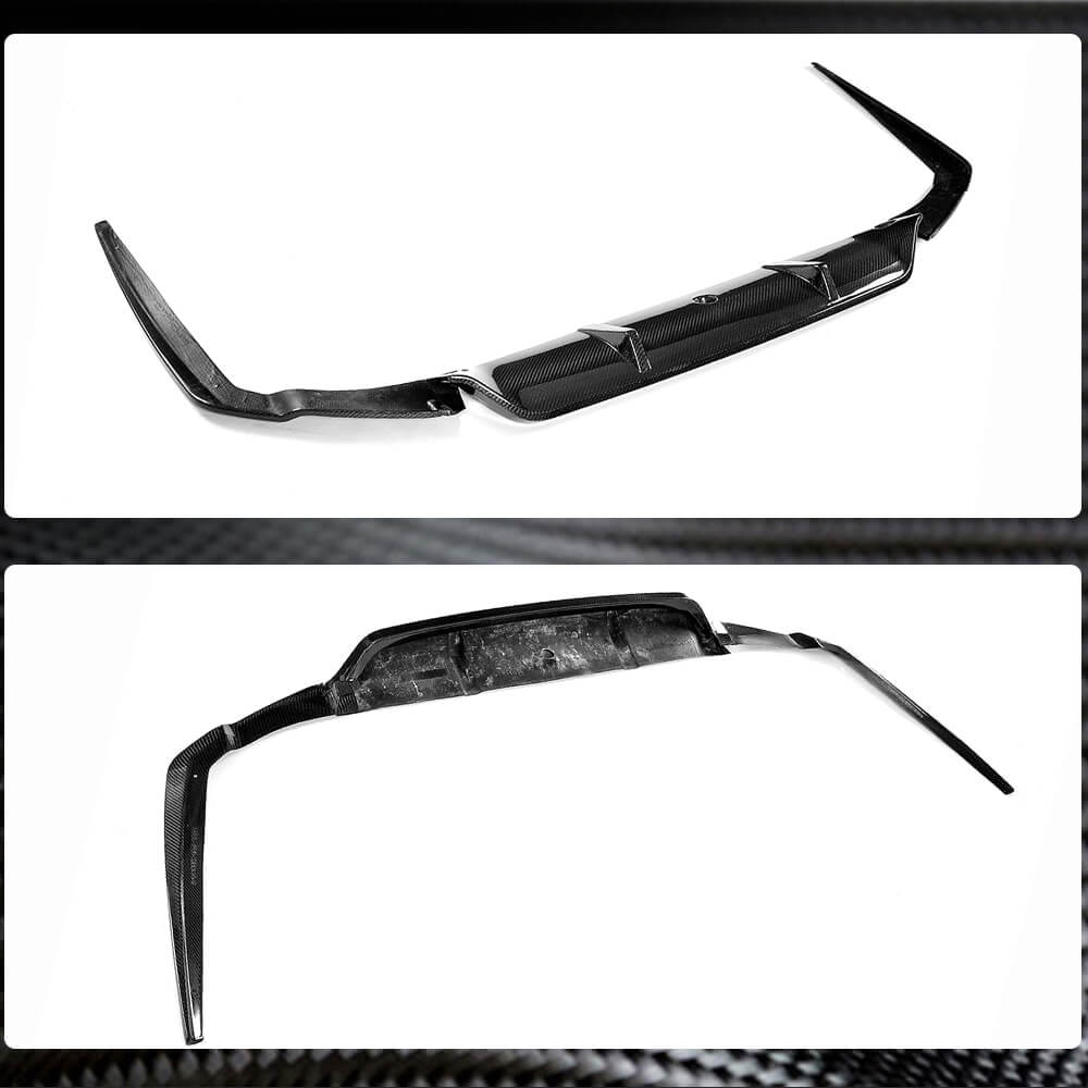 BMW 5 Series G30 Pre-LCI 2017-2019 Rear Bumper Diffuser Carbon Fiber-Ahacarbon
