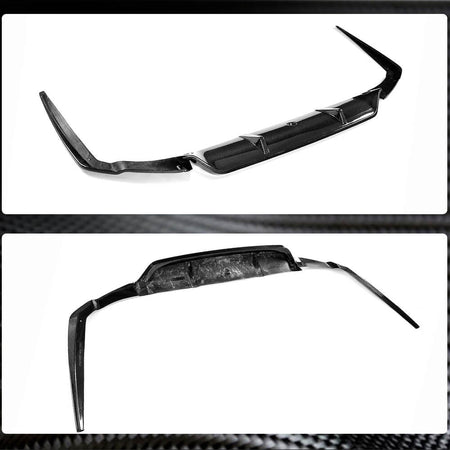 BMW 5 Series G30 Pre-LCI 2017-2019 Rear Bumper Diffuser Carbon Fiber-Ahacarbon