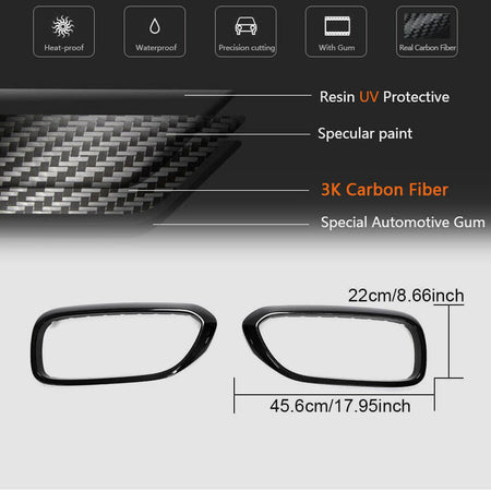 BMW 5 Series G30 520i 530i 540i M550i F90 M5 Pre-LCI 2017-2020 Front Grille Carbon Fiber-Ahacarbon