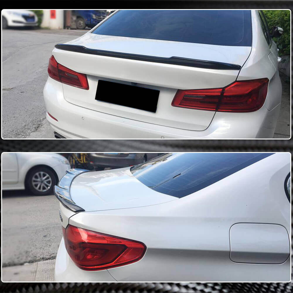 BMW 5 Series G30 F90 M5 2017-2023 Rear Trunk Spoiler Carbon Fiber-Ahacarbon