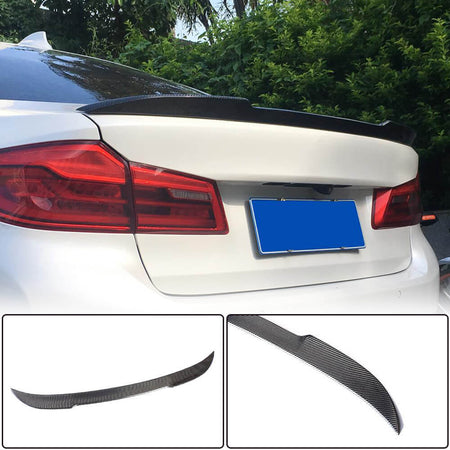 BMW 5 Series G30 F90 M5 2017-2023 Rear Trunk Spoiler Carbon Fiber-Ahacarbon
