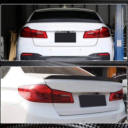 BMW 5 Series G30 F90 2017-2023 Rear Trunk Spoiler Carbon Fiber/FRP-Ahacarbon