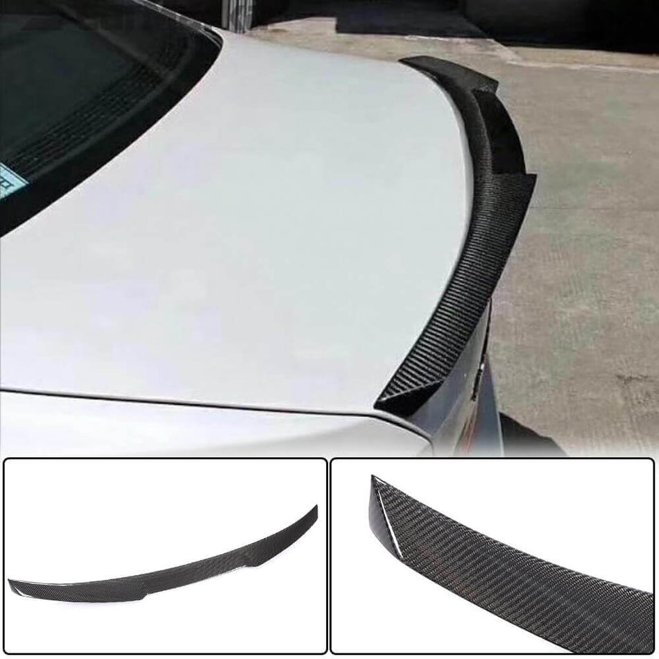 BMW 5 Series G30 F90 M5 2017-2023 Rear Trunk Spoiler Carbon Fiber-Ahacarbon
