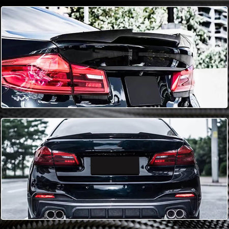 BMW 5 Series G30 F90 M5 2017-2023 Rear Trunk Spoiler Carbon Fiber-Ahacarbon