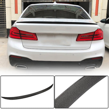 BMW 5 Series G30 F90 M5 2017-2023 Rear Trunk Spoiler Carbon Fiber-Ahacarbon