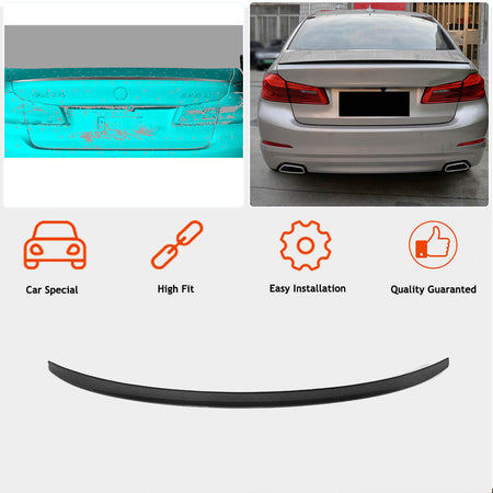 BMW 5 Series G30 F90 M5 2017-2023 Rear Trunk Spoiler Carbon Fiber/FRP-Ahacarbon