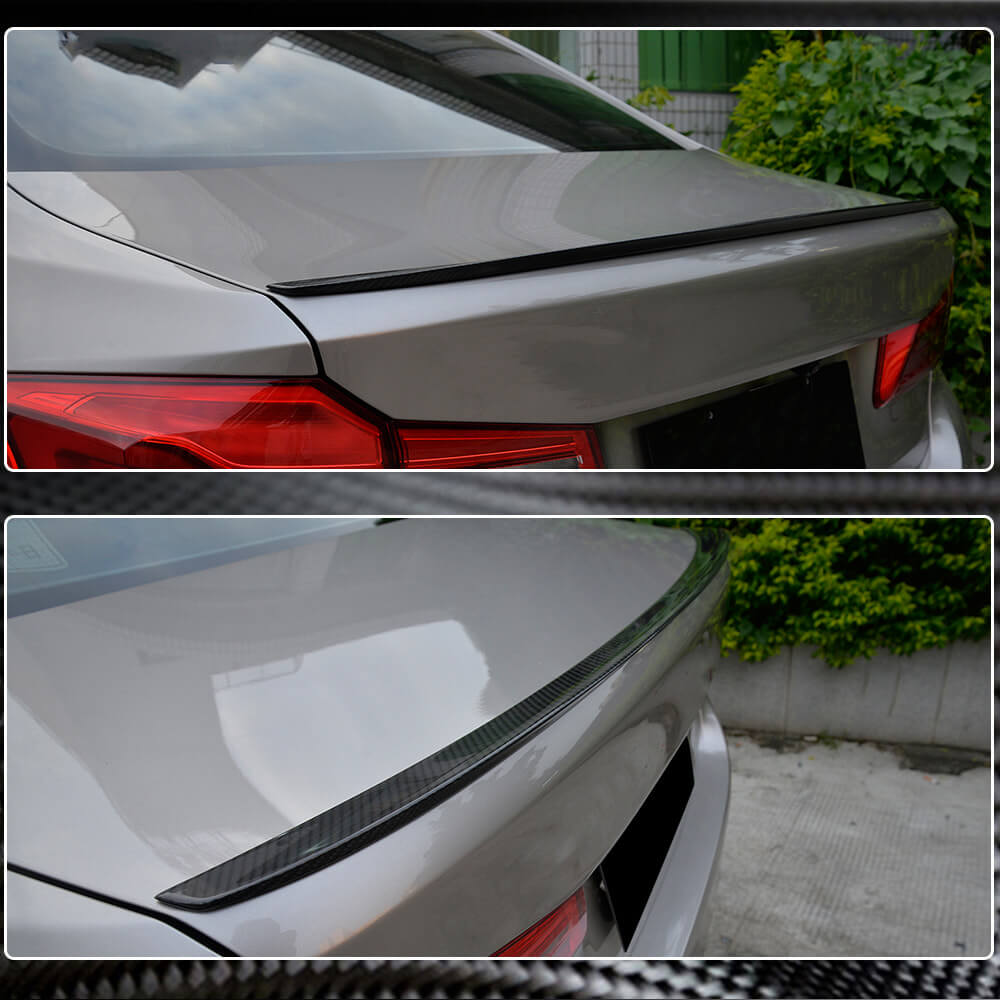 BMW 5 Series G30 F90 M5 2017-2023 Rear Trunk Spoiler Carbon Fiber/FRP-Ahacarbon
