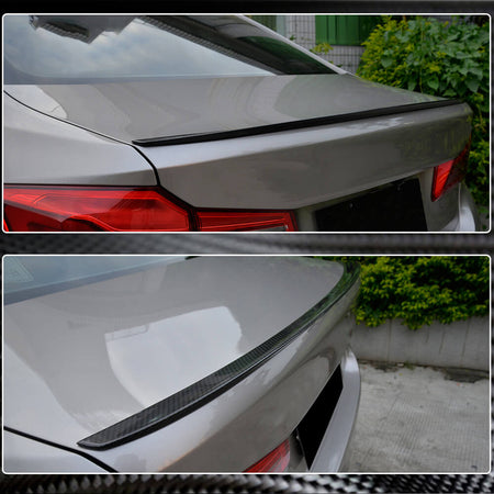 BMW 5 Series G30 F90 M5 2017-2023 Rear Trunk Spoiler Carbon Fiber/FRP-Ahacarbon
