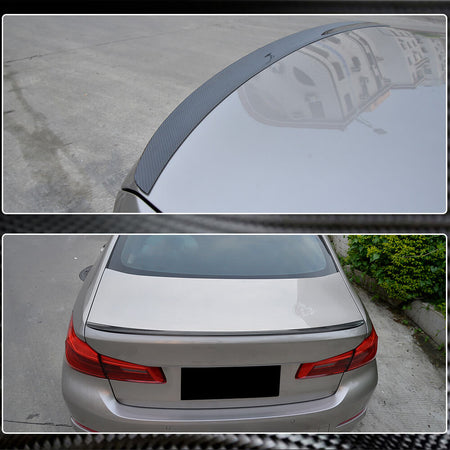 BMW 5 Series G30 F90 M5 2017-2023 Rear Trunk Spoiler Carbon Fiber/FRP-Ahacarbon