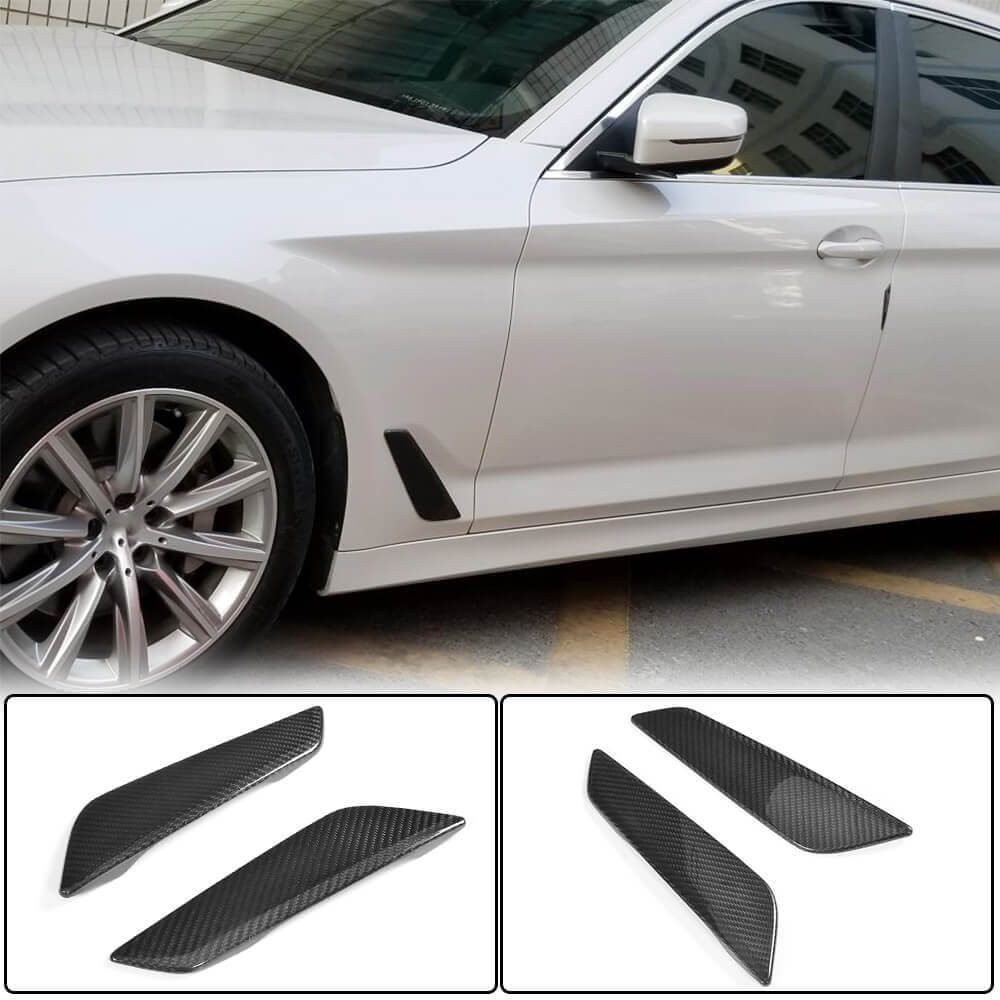 BMW 5 Series G30 G31 2017-2020 Side Air Vents Dry Carbon Fiber-Ahacarbon