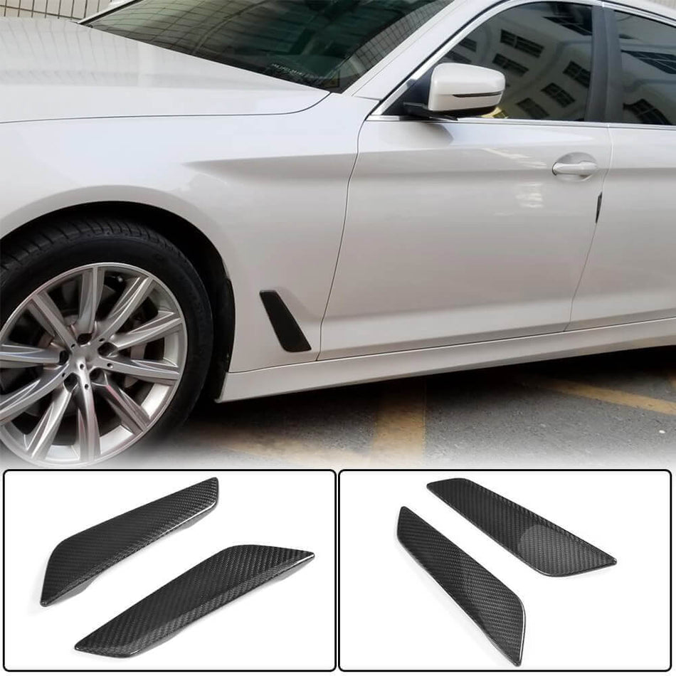 BMW 5 Series G30 G31 2017-2020 Side Air Vents Dry Carbon Fiber-Ahacarbon