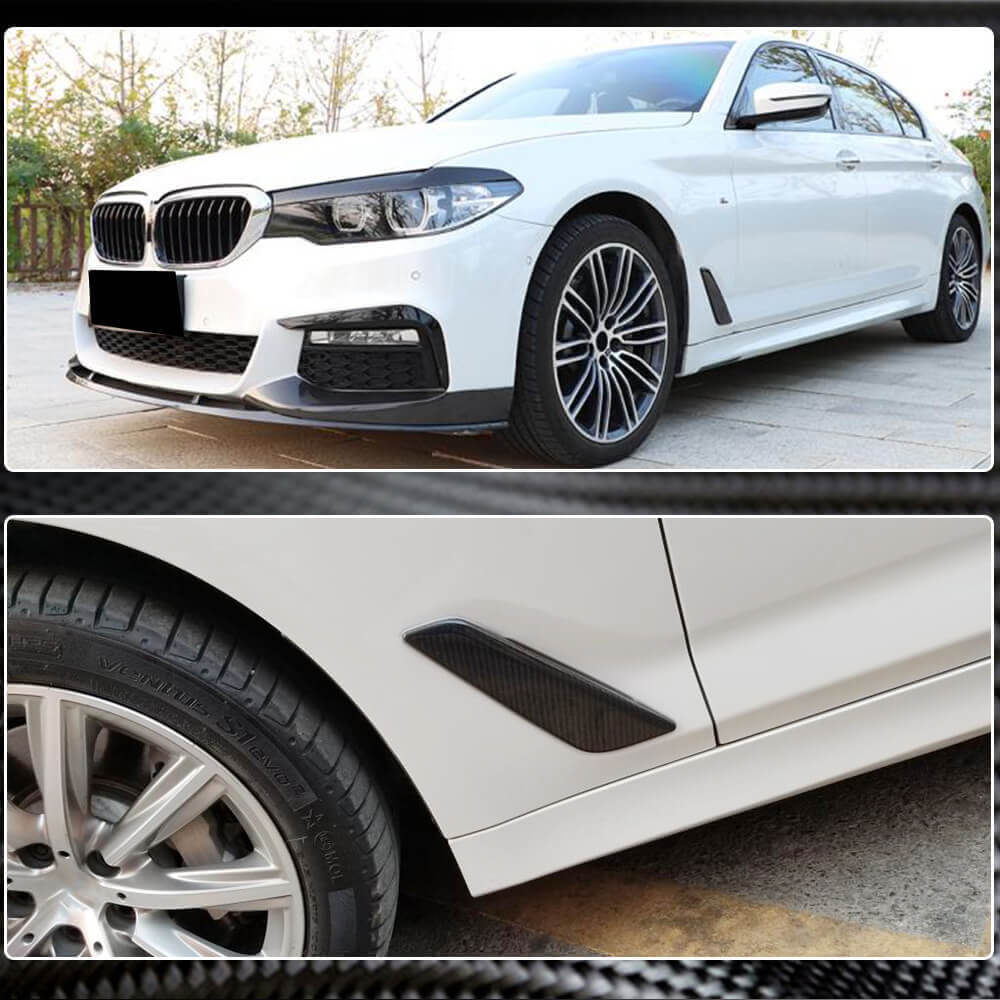BMW 5 Series G30 G31 2017-2020 Side Air Vents Dry Carbon Fiber-Ahacarbon