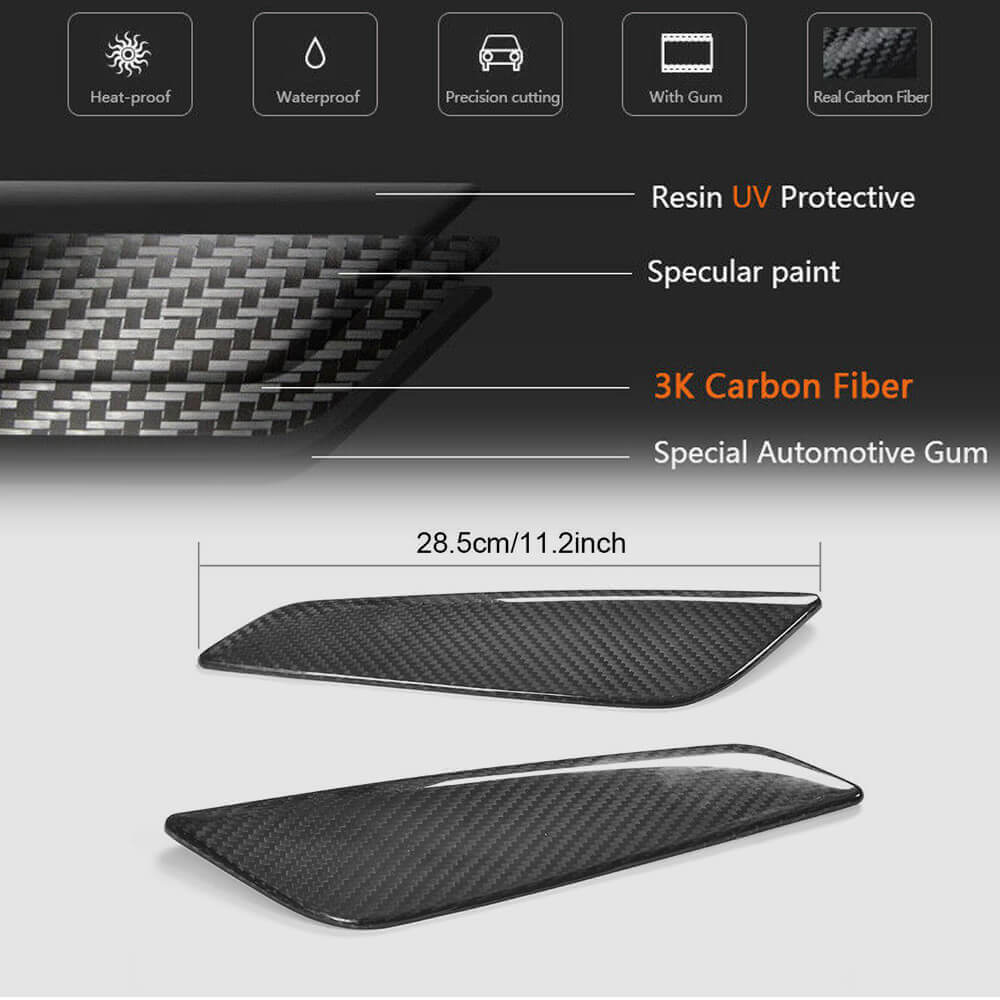BMW 5 Series G30 G31 2017-2020 Side Air Vents Dry Carbon Fiber-Ahacarbon