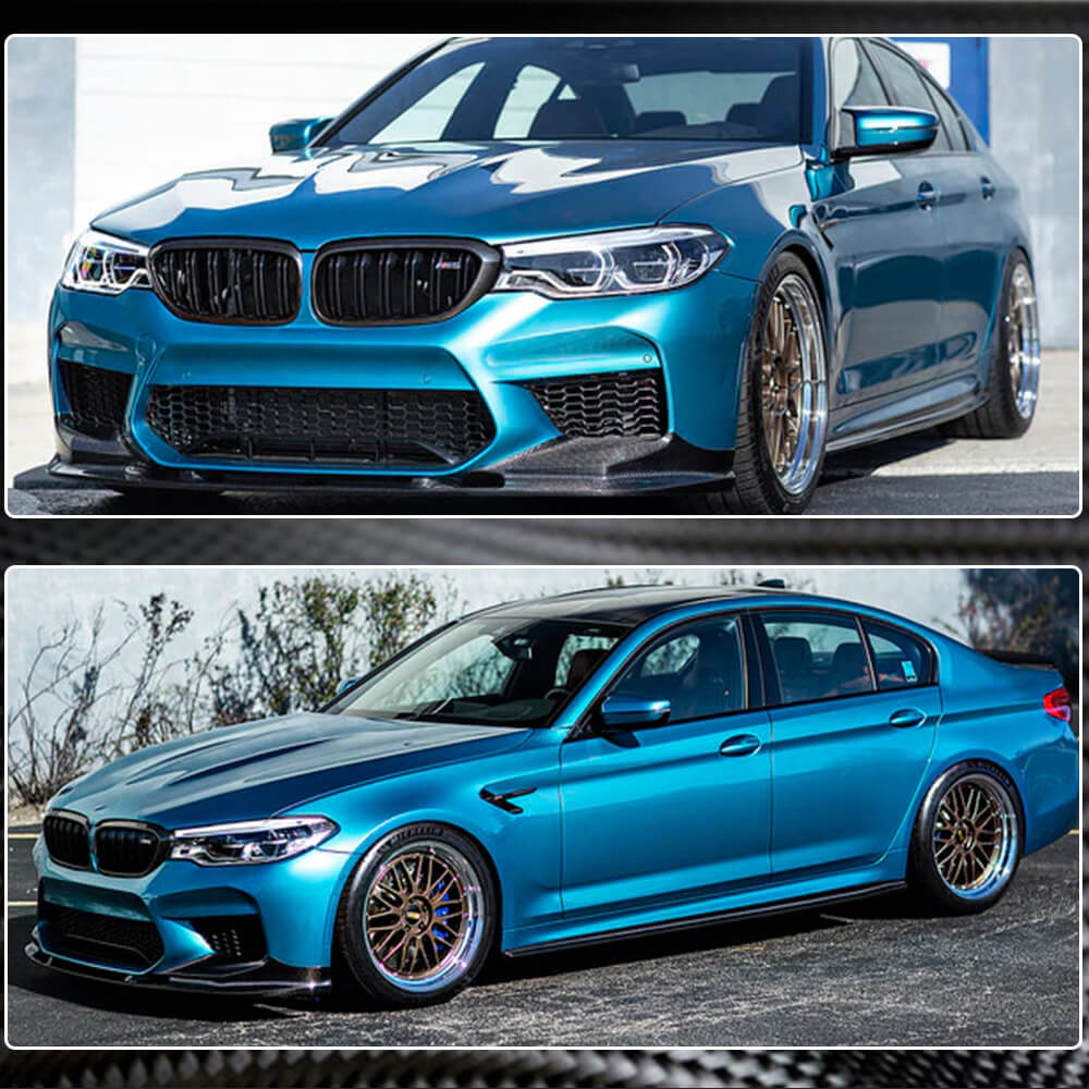 BMW 5 Series G30 M Sport F90 M5 Pre-LCI 2017-2020 Side Skirts Carbon Fiber-Ahacarbon