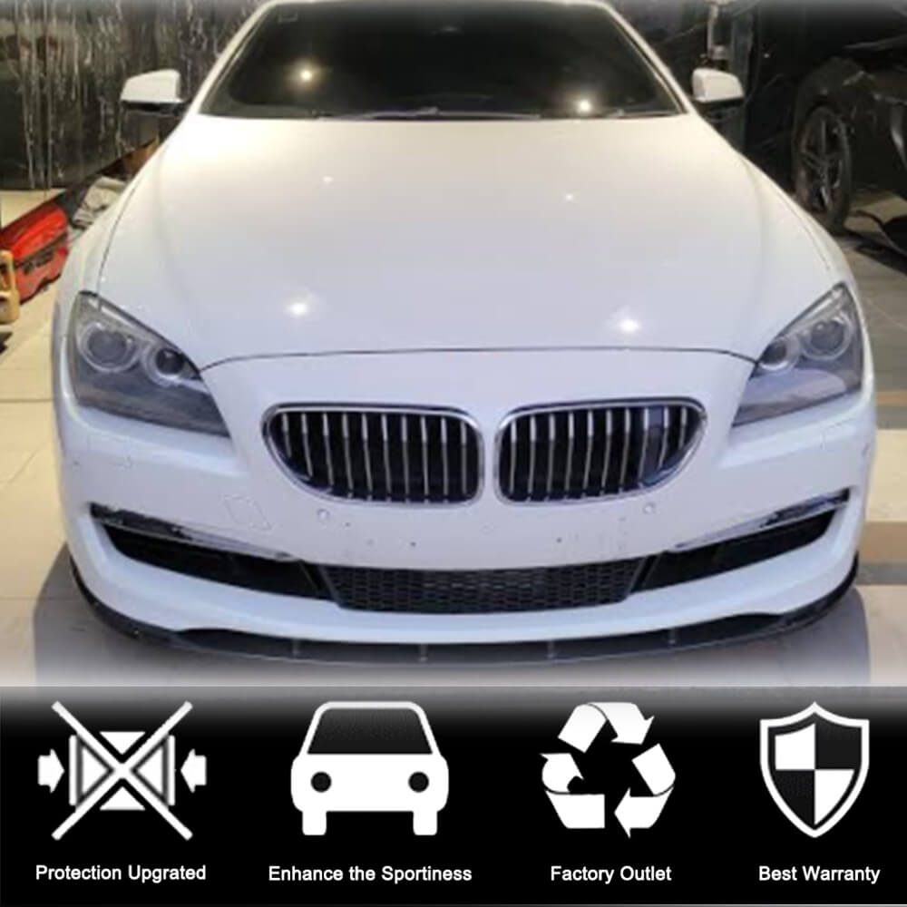 BMW 6 Series F06 F12 F13 640i 650i 2011-2014 Front Bumper Lip Carbon Fiber/FRP-Ahacarbon
