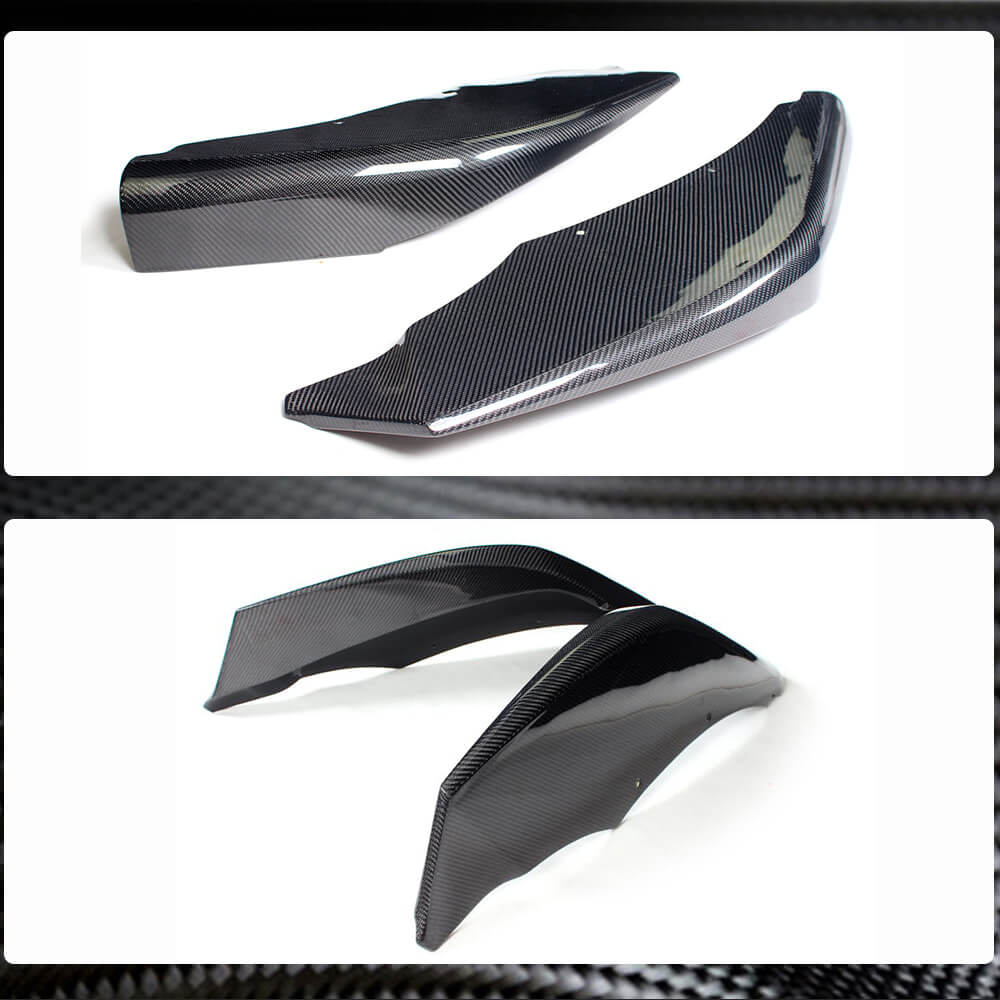 BMW 6 Series F06 F12 F13 640i 650i M Sport 2013-2018 Front Bumper Splitters Carbon Fiber-Ahacarbon