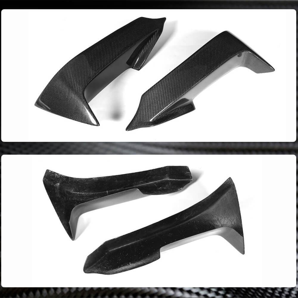 BMW 6 Series F06 F12 F13 640i 650i M Sport 2013-2018 Front Bumper Splitters Carbon Fiber-Ahacarbon