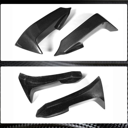 BMW 6 Series F06 F12 F13 640i 650i M Sport 2013-2018 Front Bumper Splitters Carbon Fiber-Ahacarbon