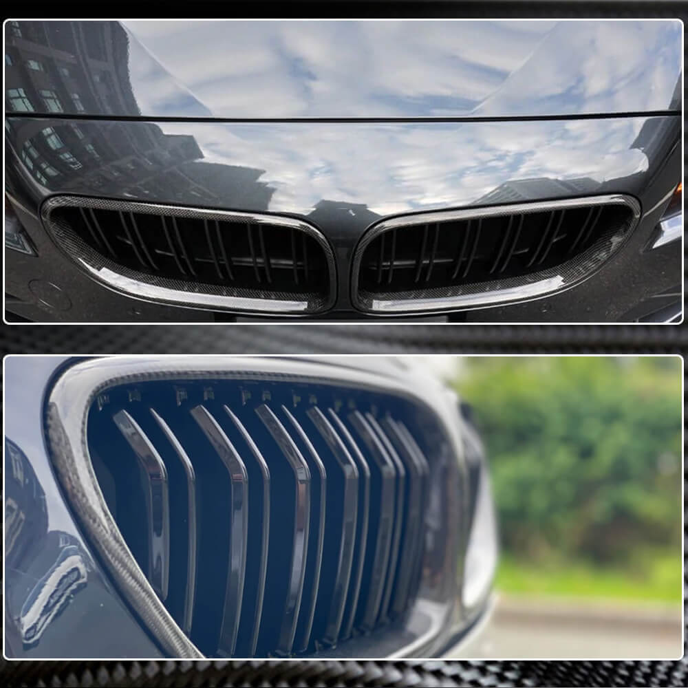 BMW 6 Series F06 F12 F13 640i 650i M6 2013-2018 Front Grille Carbon Fiber-Ahacarbon