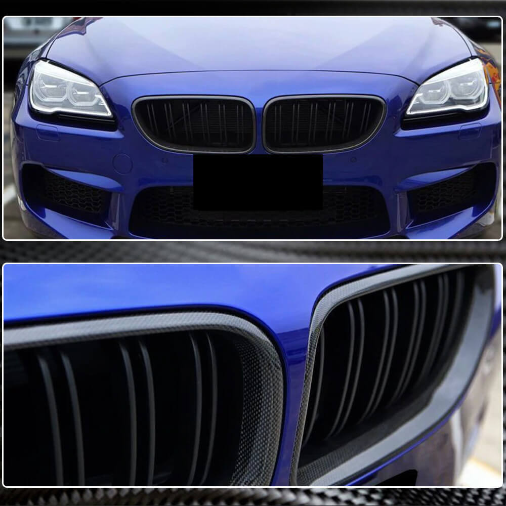 BMW 6 Series F06 F12 F13 640i 650i M6 2013-2018 Front Grille Carbon Fiber-Ahacarbon