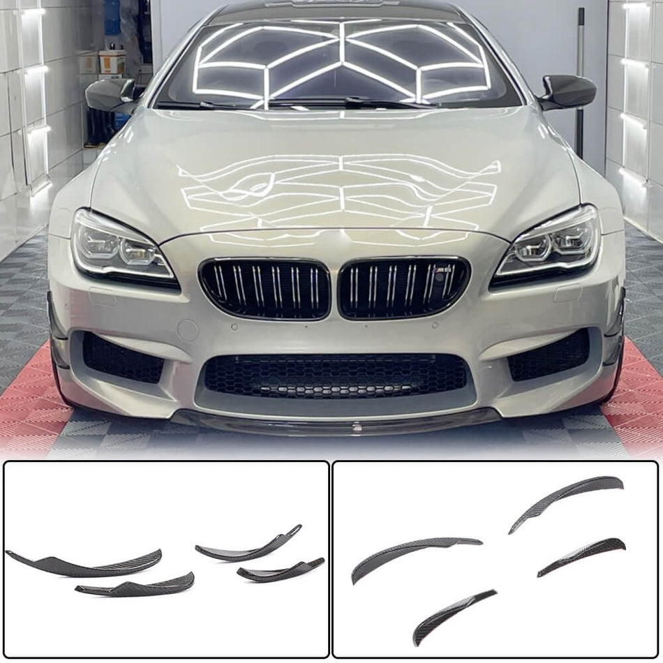 BMW 6 Series F06 F12 F13 M6 2013-2018 Front Bumper Vents Dry Carbon Fiber-Ahacarbon