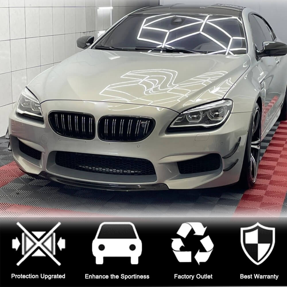 BMW 6 Series F06 F12 F13 M6 2013-2018 Front Bumper Vents Dry Carbon Fiber-Ahacarbon
