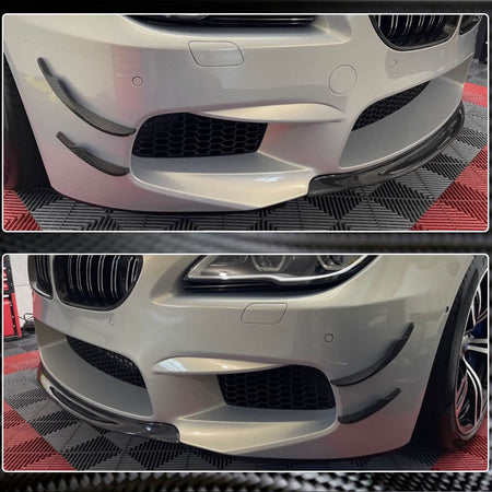 BMW 6 Series F06 F12 F13 M6 2013-2018 Front Bumper Vents Dry Carbon Fiber-Ahacarbon