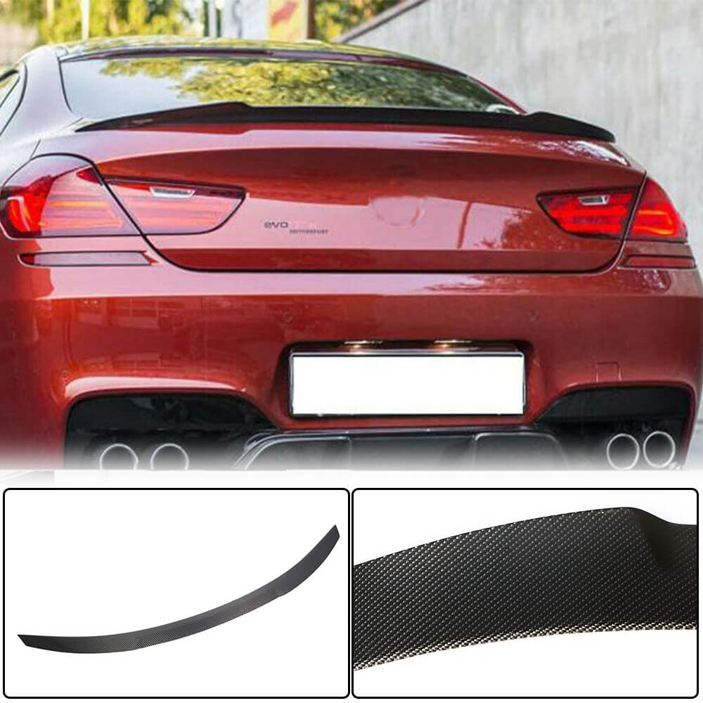 BMW 6 Series F06 F13 640i 650i M6 Coupe 2012-2018 Rear Trunk Spoiler Carbon Fiber/FRP-Ahacarbon