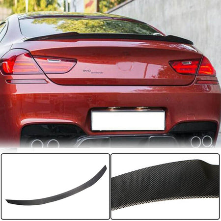 BMW 6 Series F06 F13 640i 650i M6 Coupe 2012-2018 Rear Trunk Spoiler Carbon Fiber/FRP-Ahacarbon