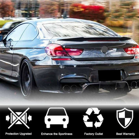 BMW 6 Series F06 F13 640i 650i M6 Coupe 2012-2018 Rear Trunk Spoiler Carbon Fiber/FRP-Ahacarbon